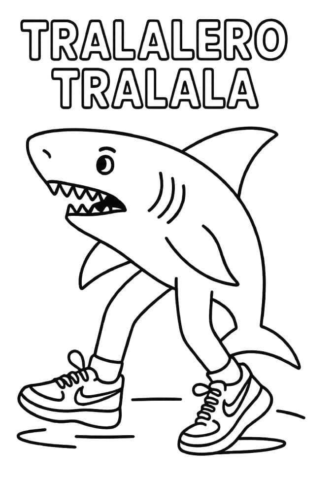 Geanimeerde Tralalero Tralala