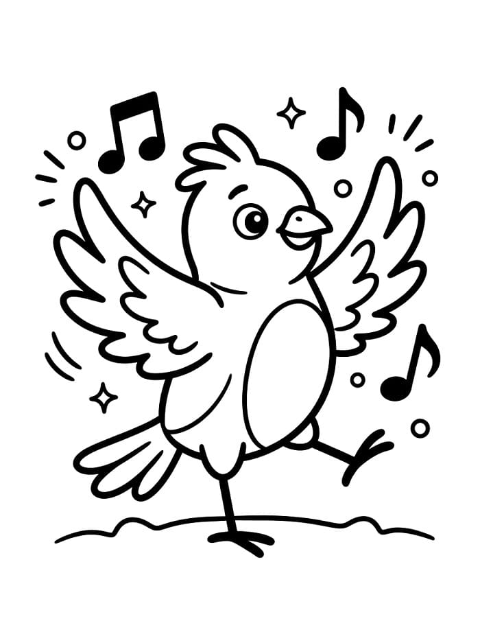 Geanimeerde Vogel