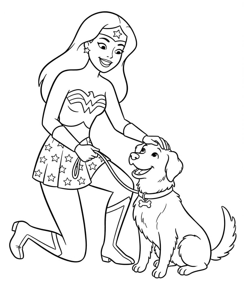 Geanimeerde Wonder Woman