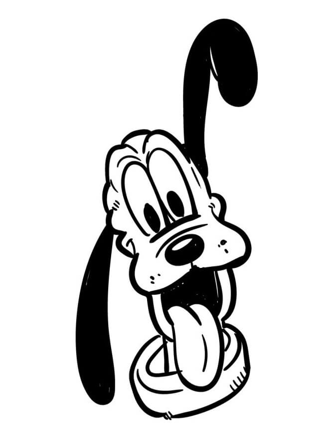 Gezicht van Pluto