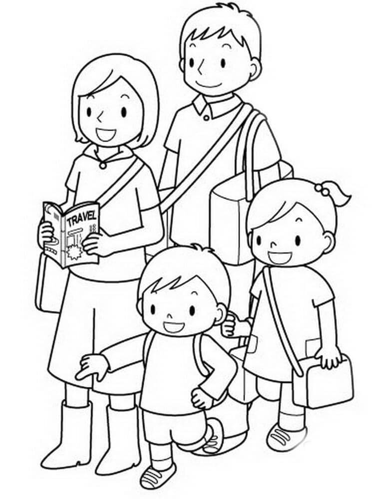 Gezin voor kinderen van 1 jaar