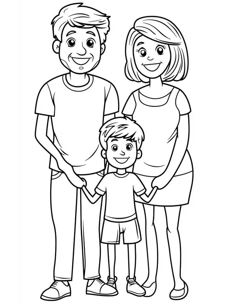 Gezin voor kinderen van 4 jaar