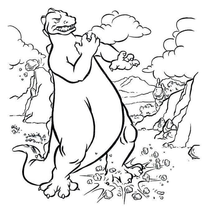 Godzilla voor kinderen van 4 jaar