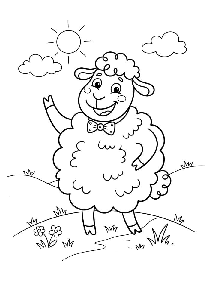 Grappig schaap