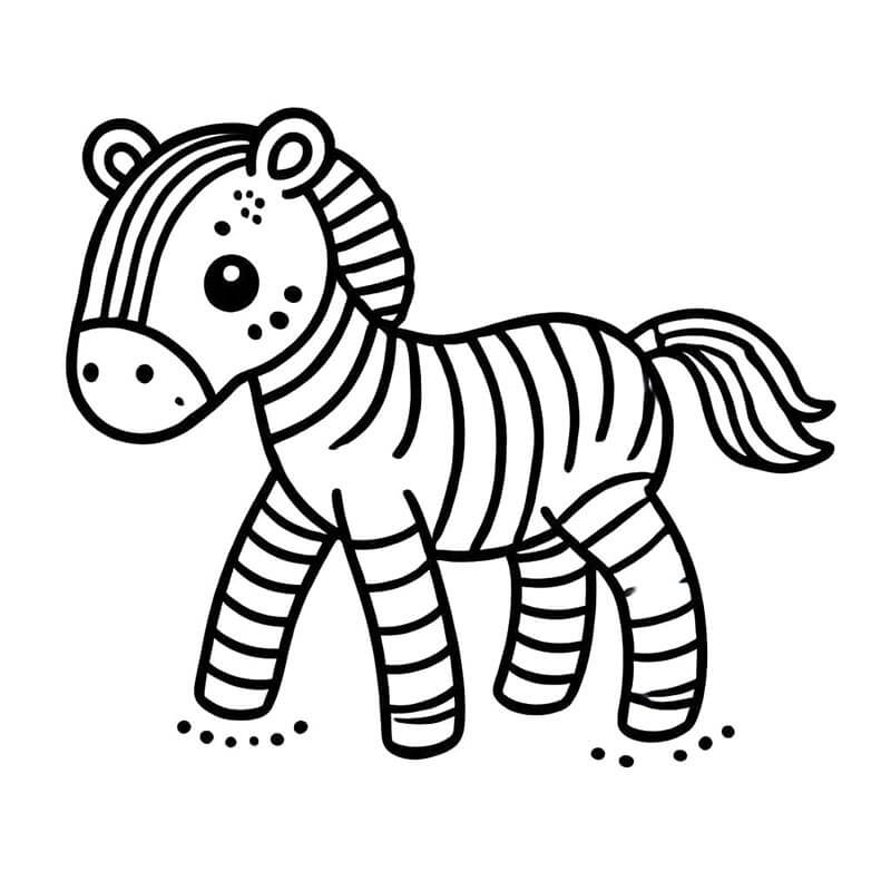 Gratis Afbeelding van een Zebra