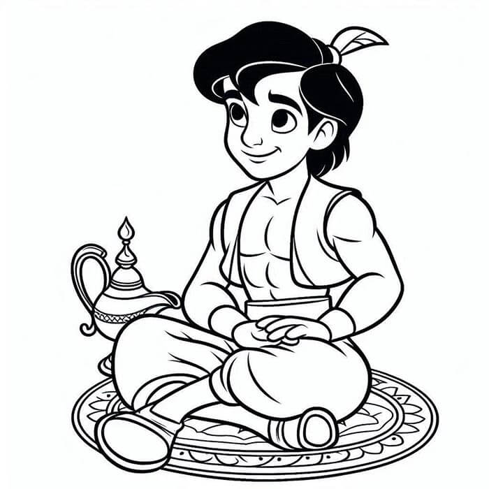 Gratis Aladdin om af te Drukken