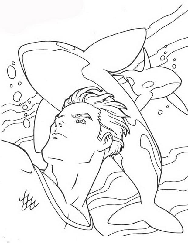 Gratis Aquaman printbaar