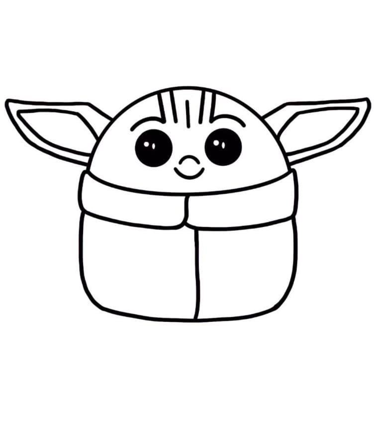 Gratis Baby Yoda om af te drukken