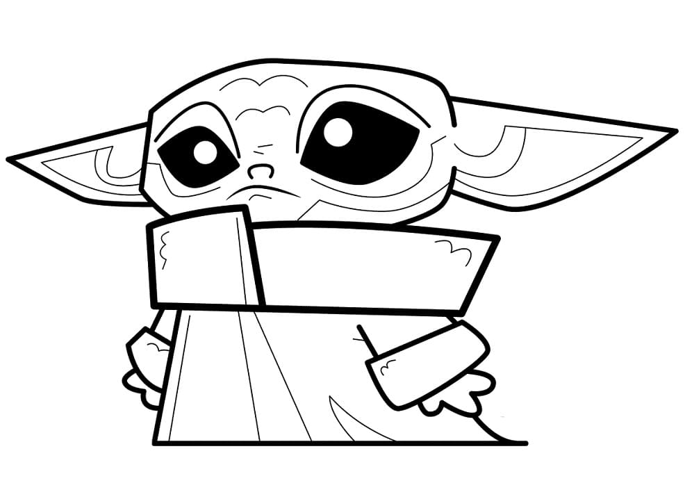 Gratis Baby Yoda voor kids