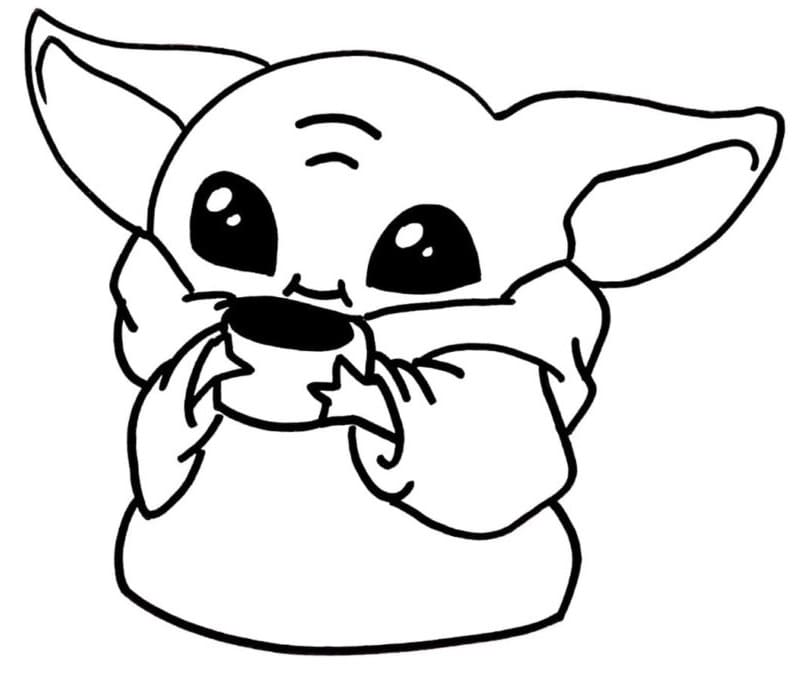 Gratis Baby Yoda voor kinderen