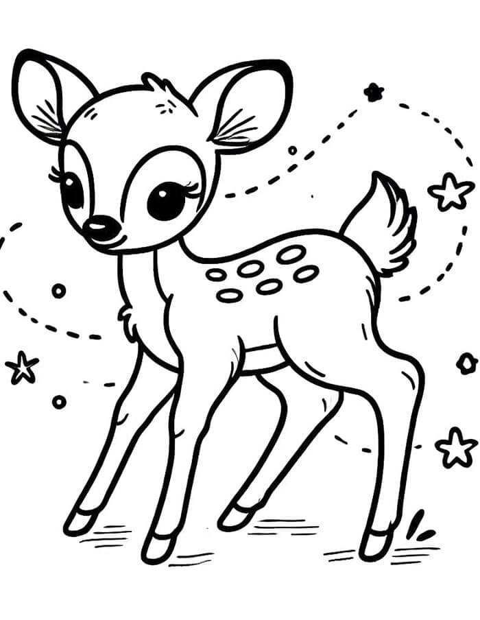Gratis Bambi om af te Drukken