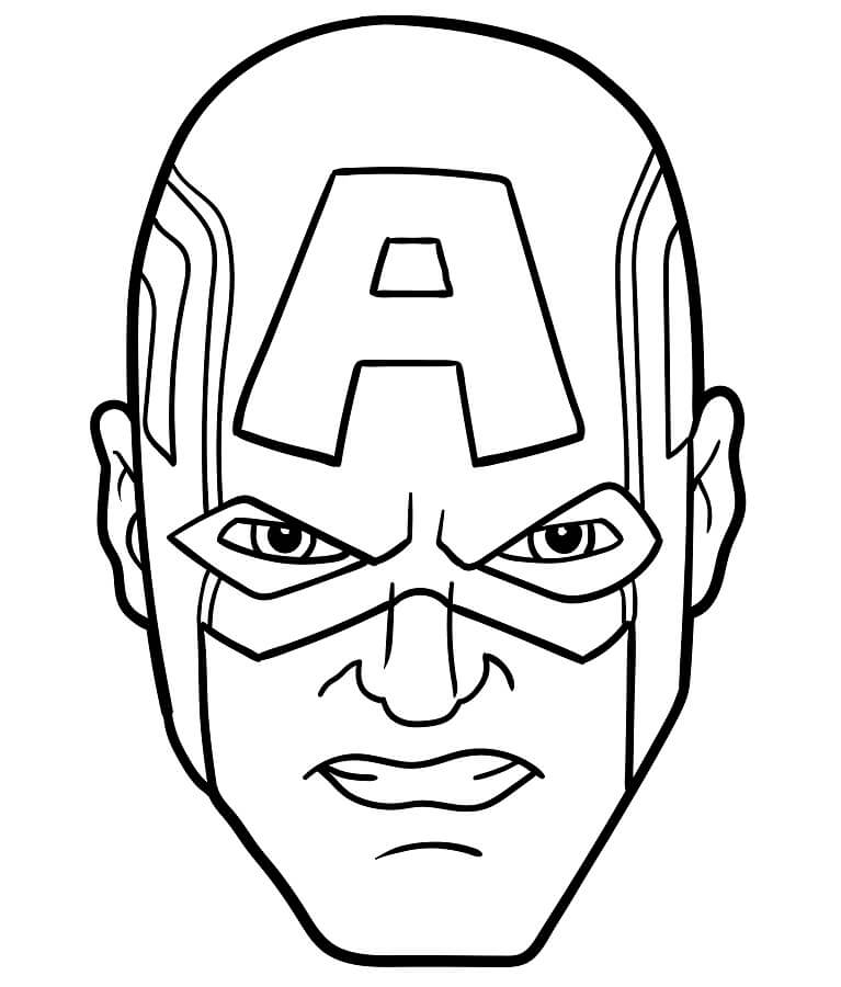 Gratis Captain America om te printen