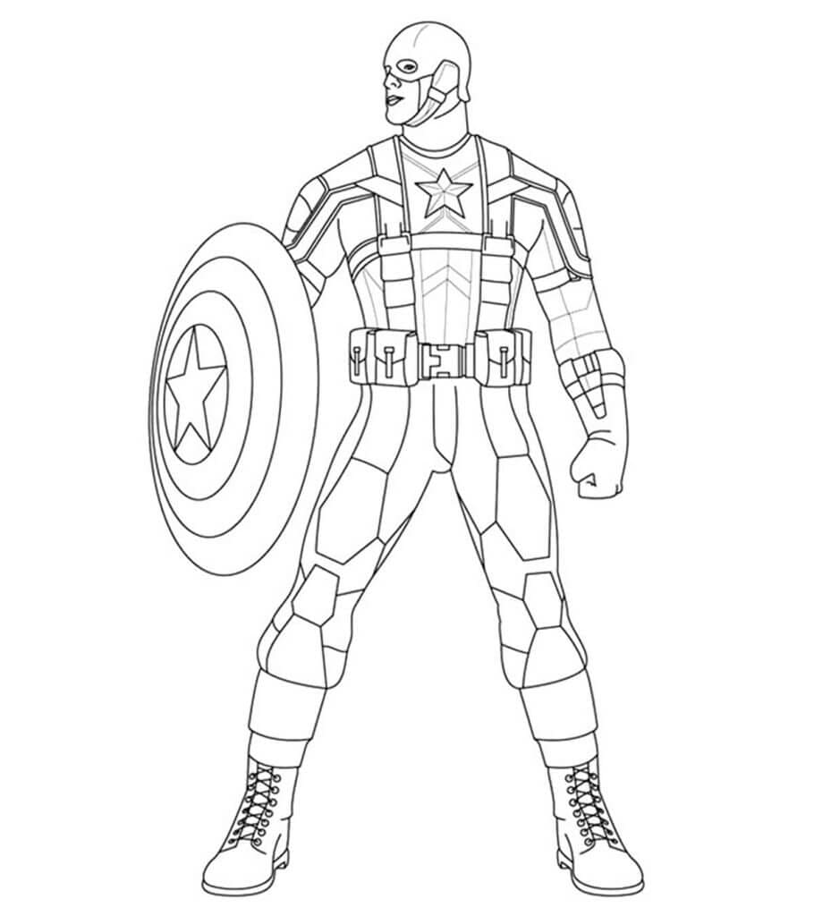 Gratis Captain America voor kinderen