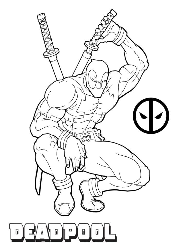 Gratis Deadpool printbaar