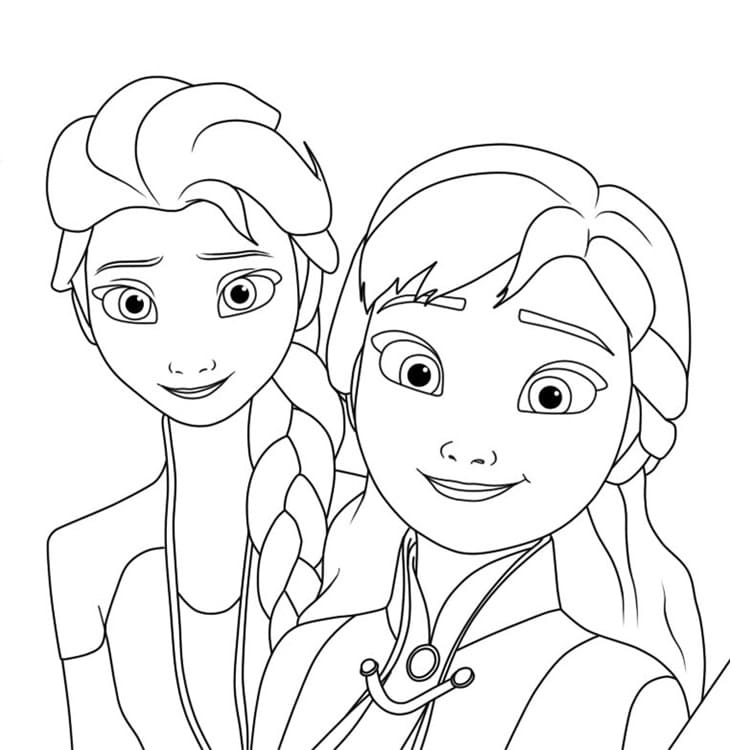 Gratis Elsa en Anna afbeelding