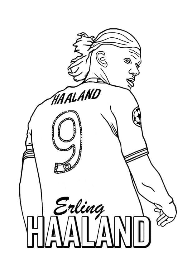 Gratis Erling Haaland om af te drukken