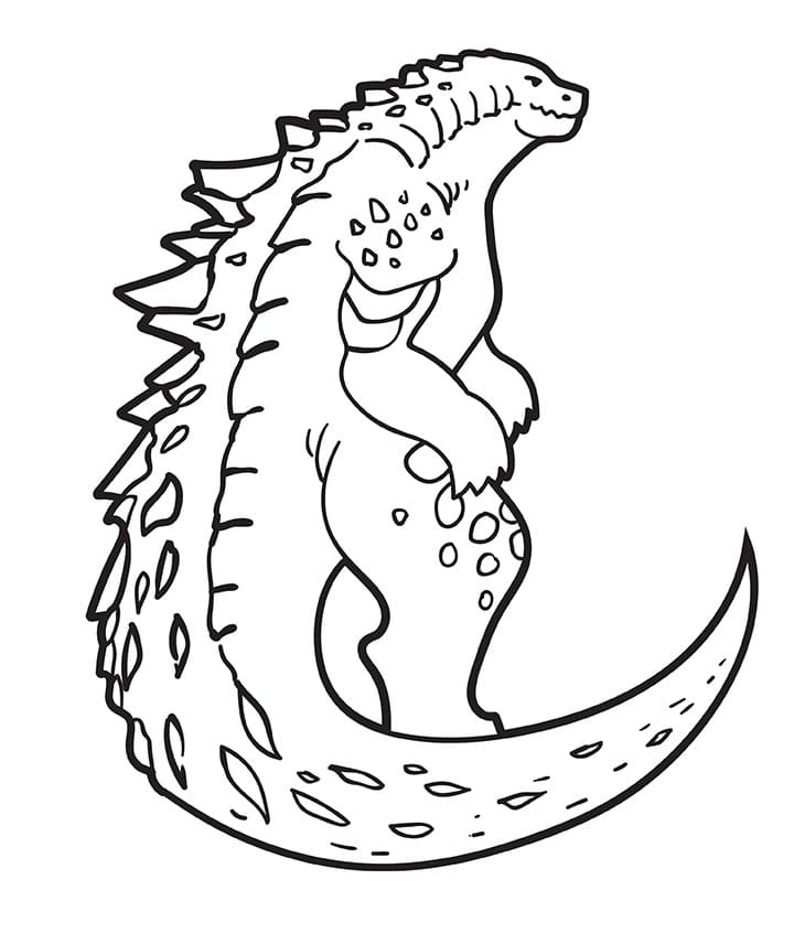 Gratis Godzilla printbaar