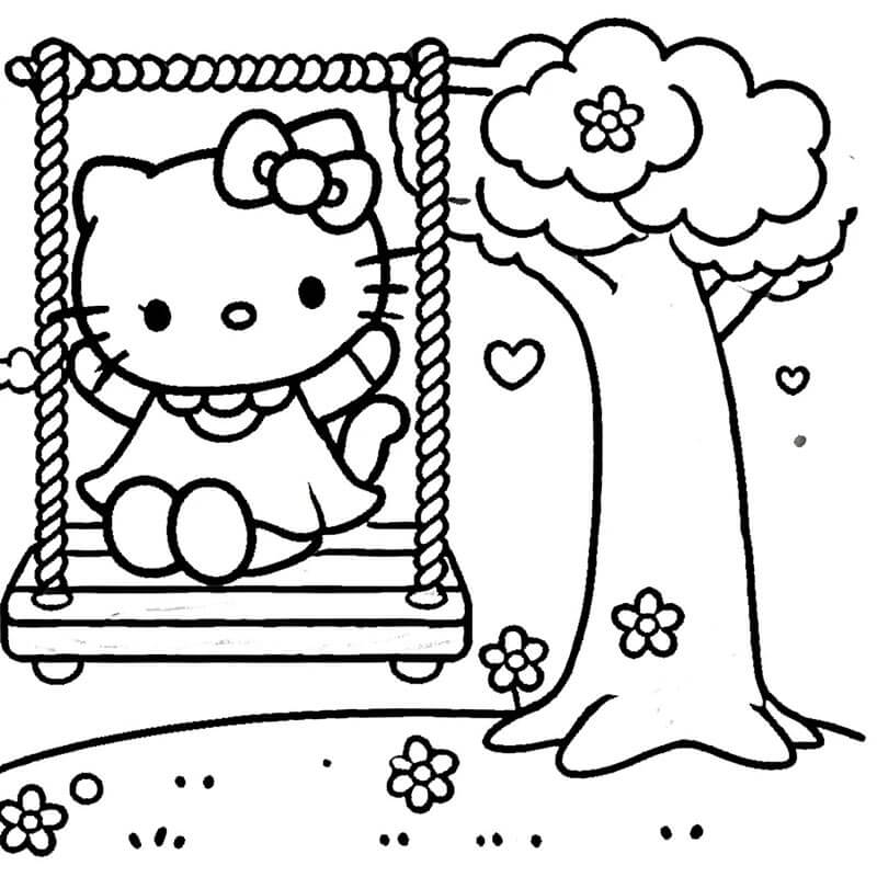 Gratis Hello Kitty om af te Drukken