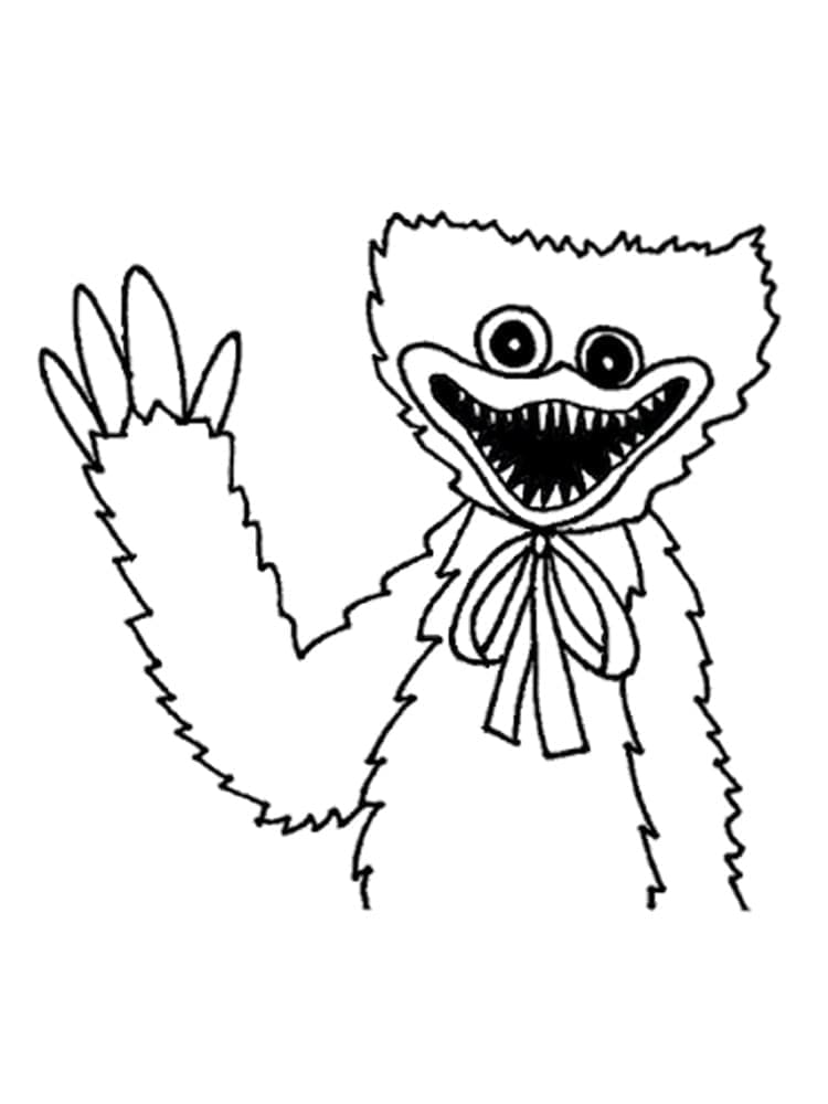 Gratis Huggy Wuggy om te printen