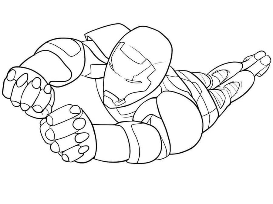 Gratis Iron Man printbaar