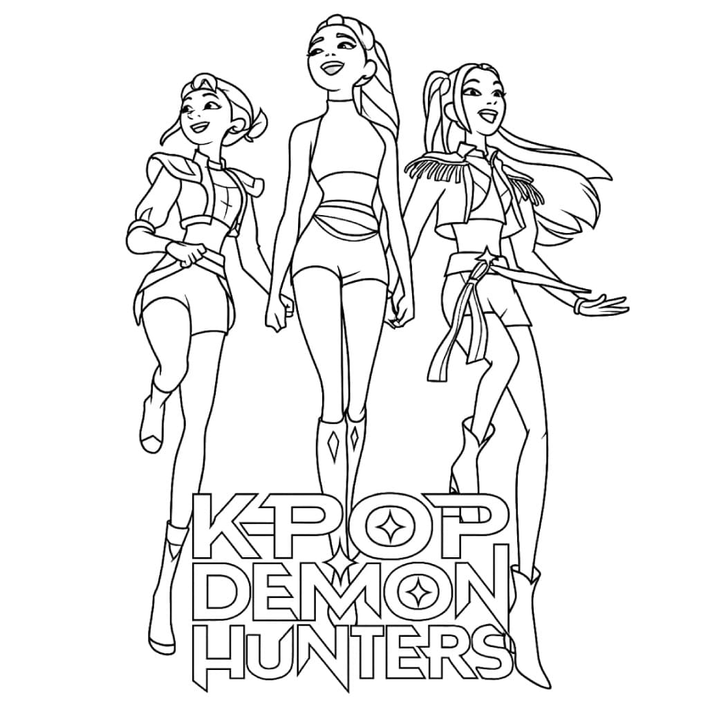 Gratis KPop Demon Hunters om af te drukken