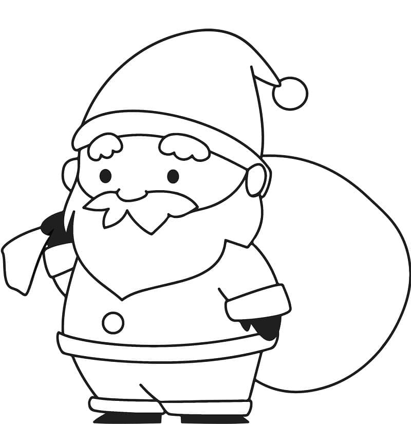Gratis Kerstman om af te drukken