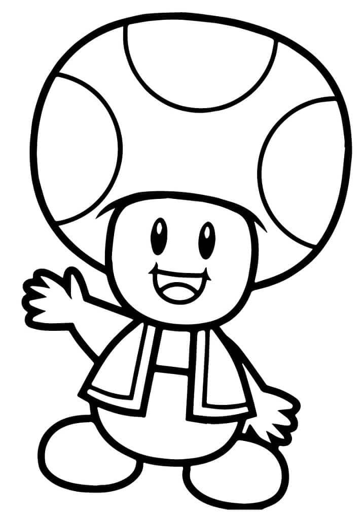 Gratis Mario om te printen