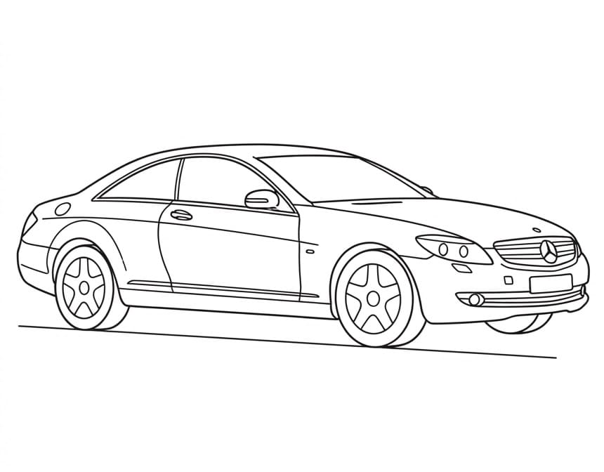 Gratis Mercedes om af te drukken