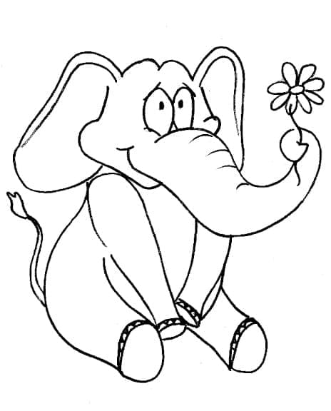 Gratis Olifant om af te Drukken