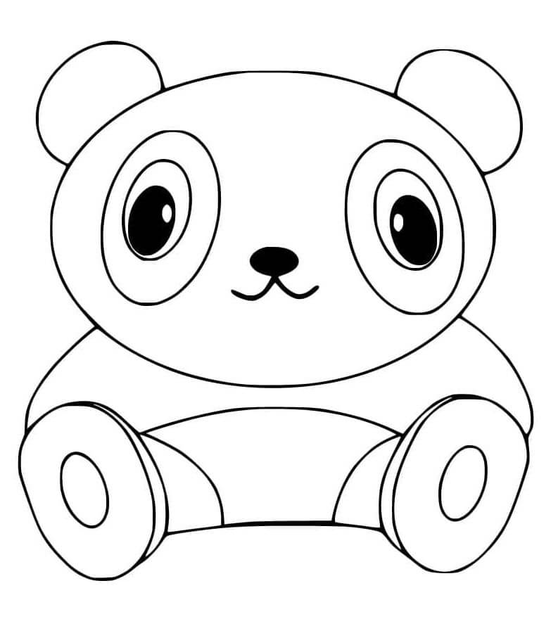 Gratis Panda om af te Drukken