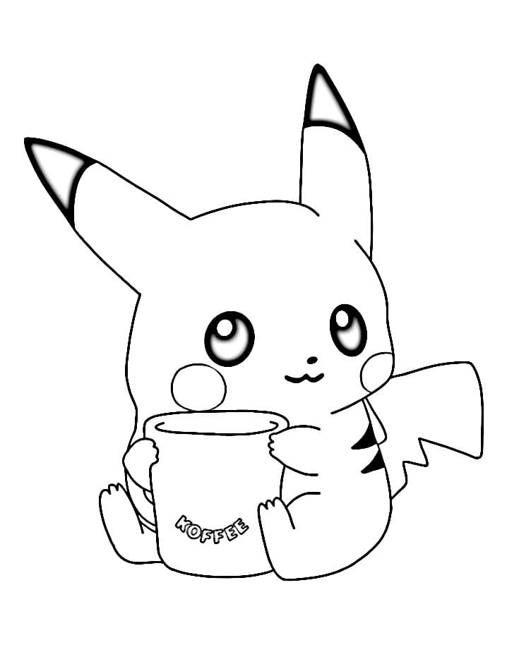 Gratis Pikachu printbaar