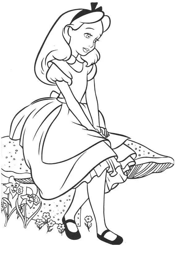 Gratis Printbare Alice in Wonderland