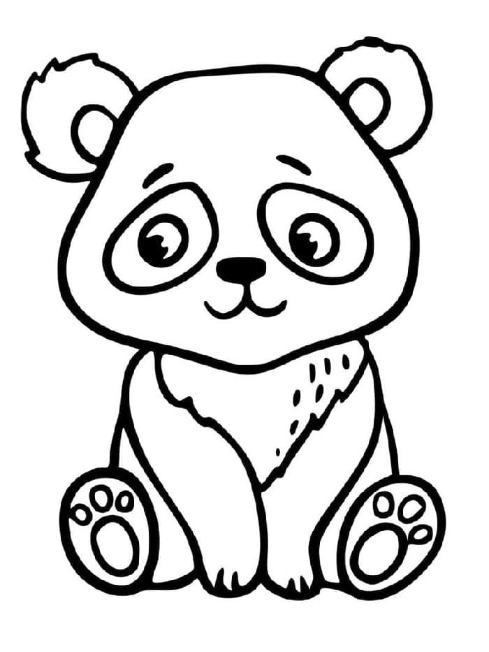 Gratis Printbare Panda