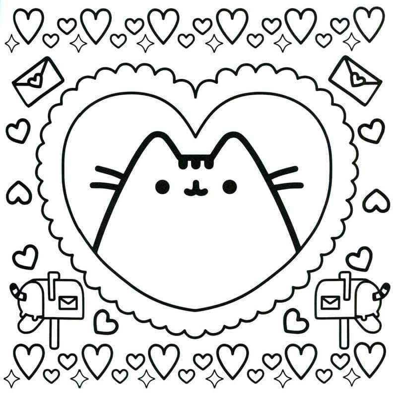 Gratis Printbare Pusheen
