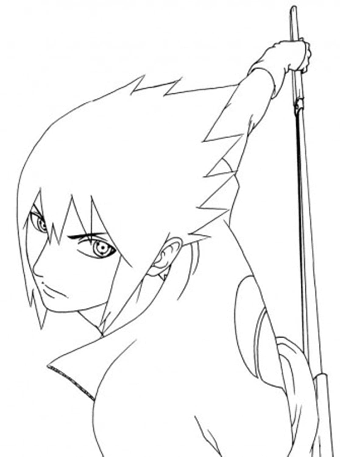 Gratis Sasuke om af te drukken