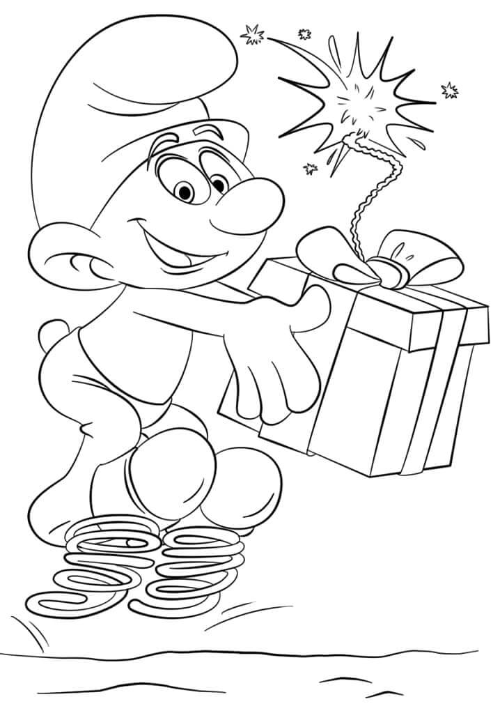 Gratis Smurfen om te printen