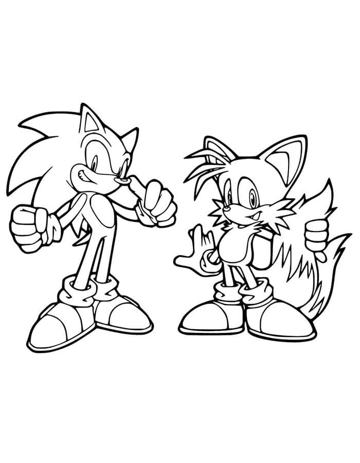 Gratis Sonic om te printen