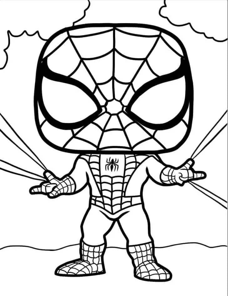 Gratis Spiderman om te printen