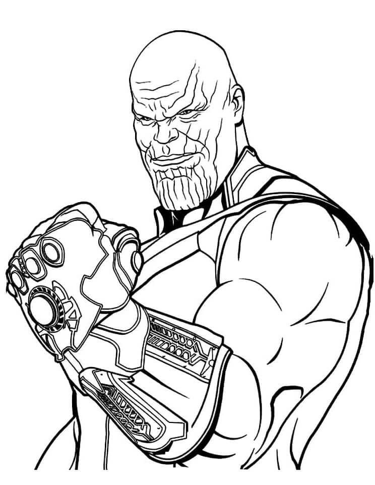 Gratis Thanos printbaar