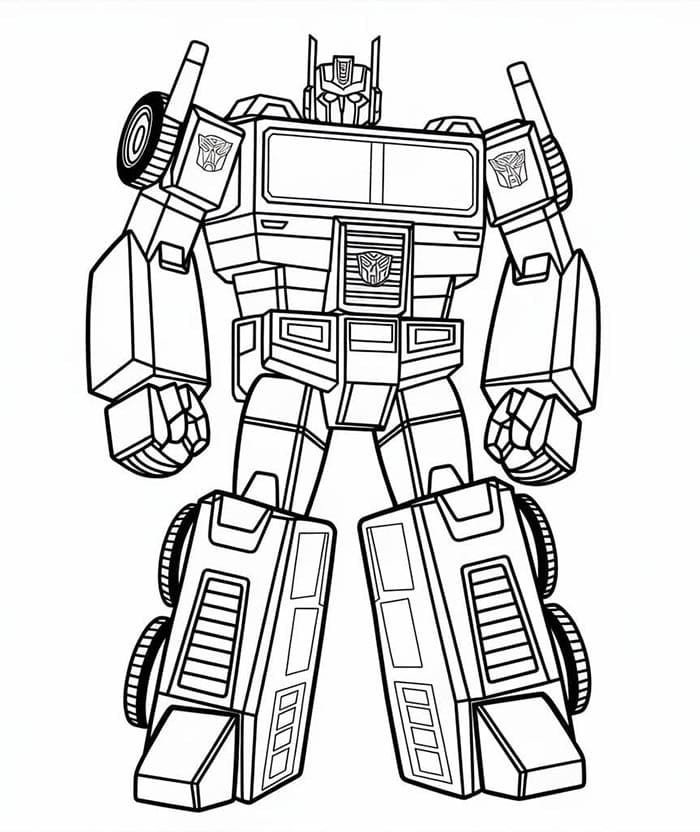 Gratis Transformers om te printen