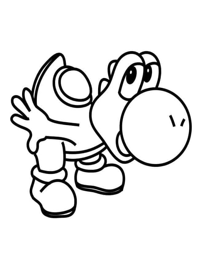 Gratis Yoshi om te printen