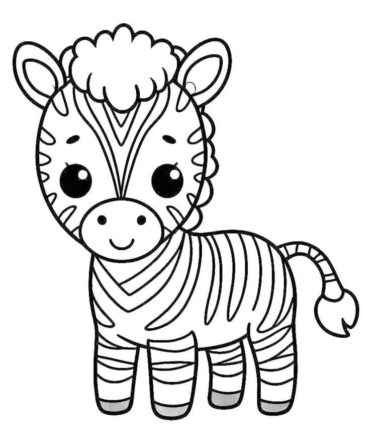 Gratis Zebra om af te Drukken