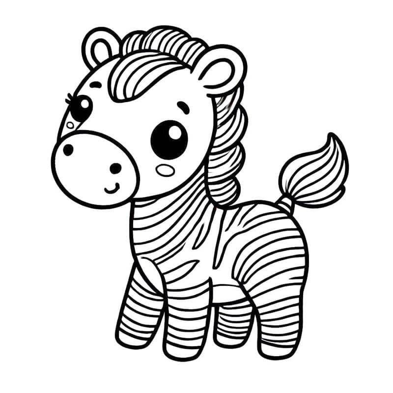 Gratis Zebra voor Jonge Kinderen