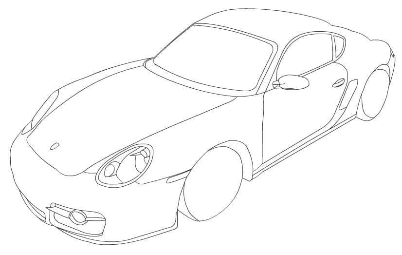 Gratis afbeelding van een Porsche