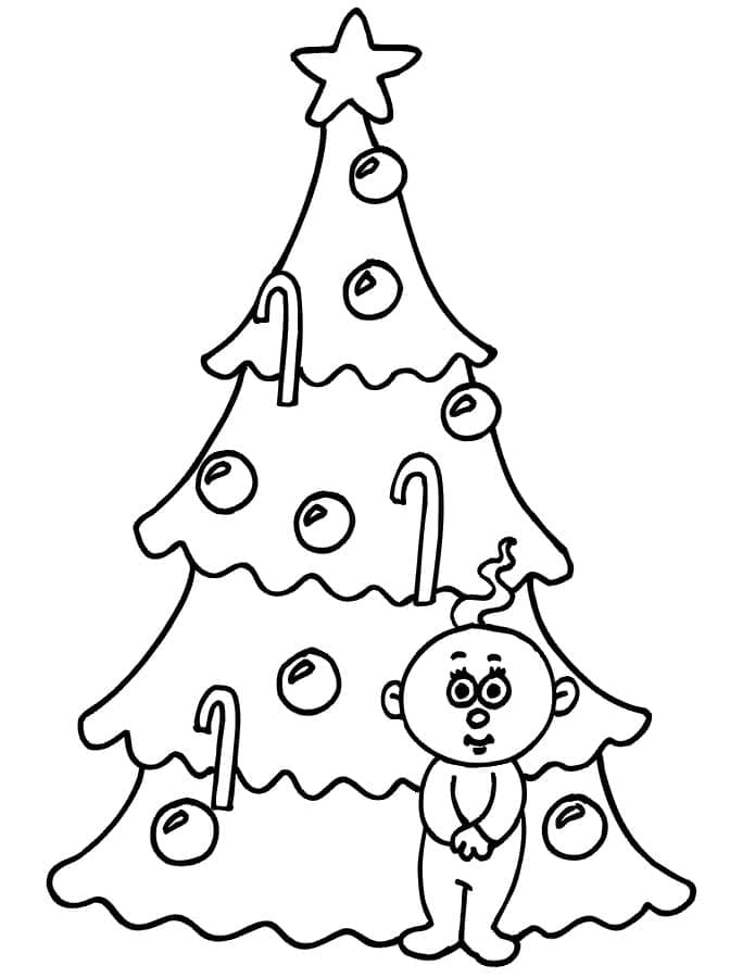 Gratis afbeelding van een kerstboom