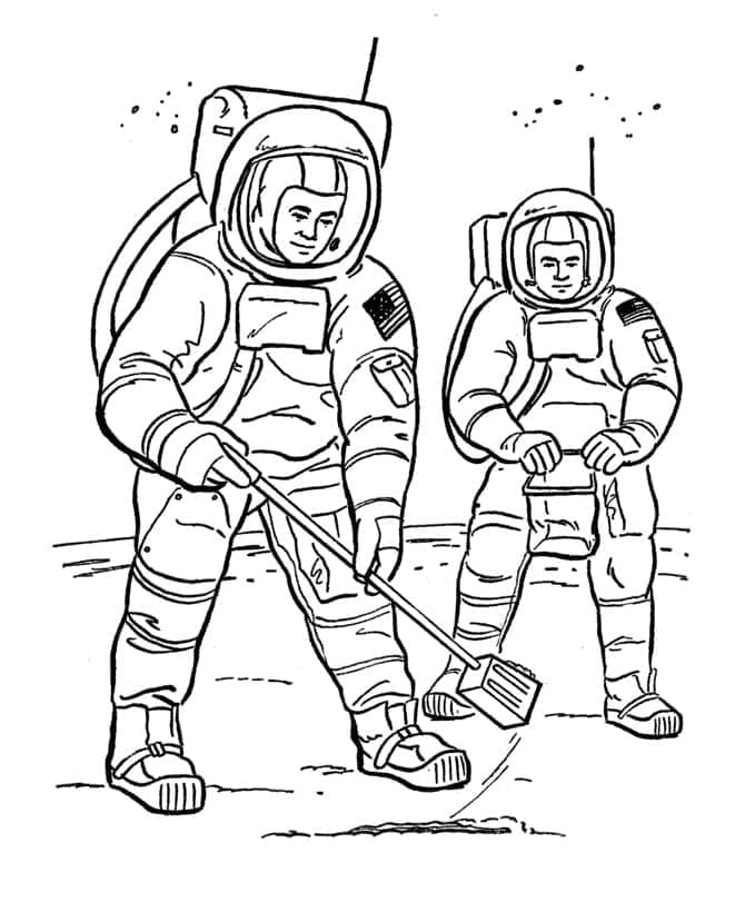 Gratis astronaut om te printen