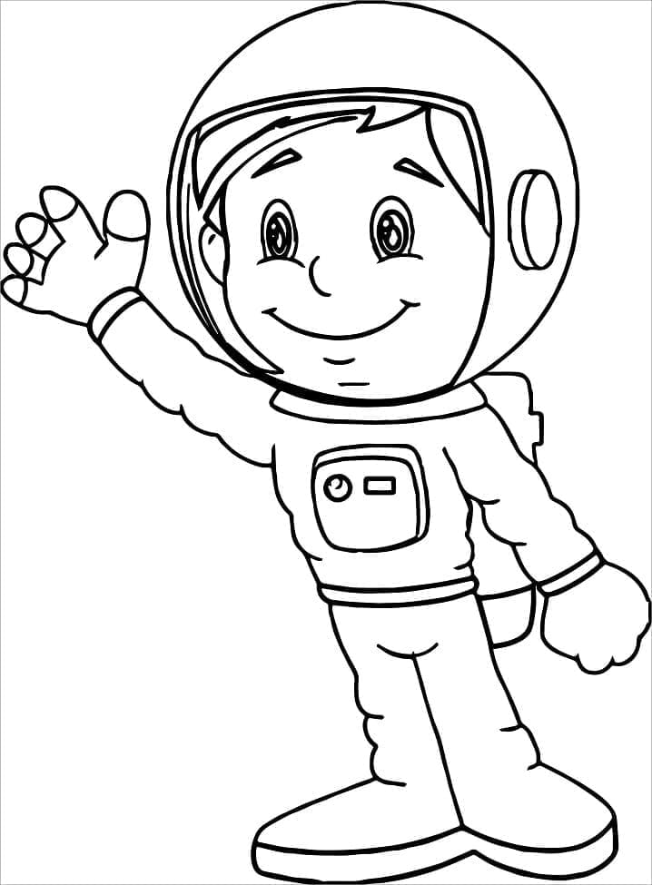 Gratis astronaut printbaar