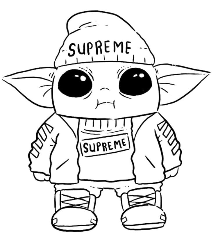 Gratis downloadbare Baby Yoda