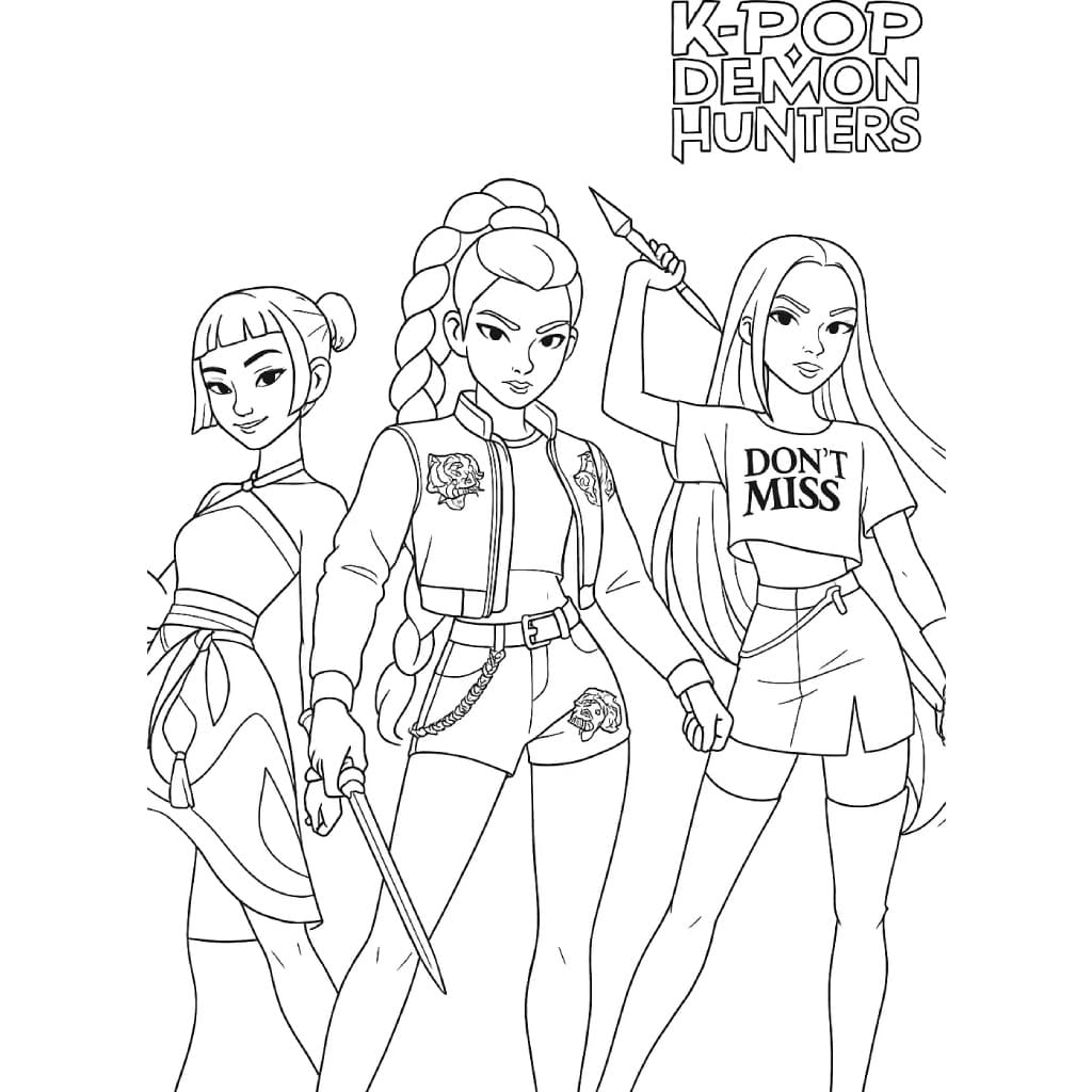 Gratis downloadbare KPop Demon Hunters