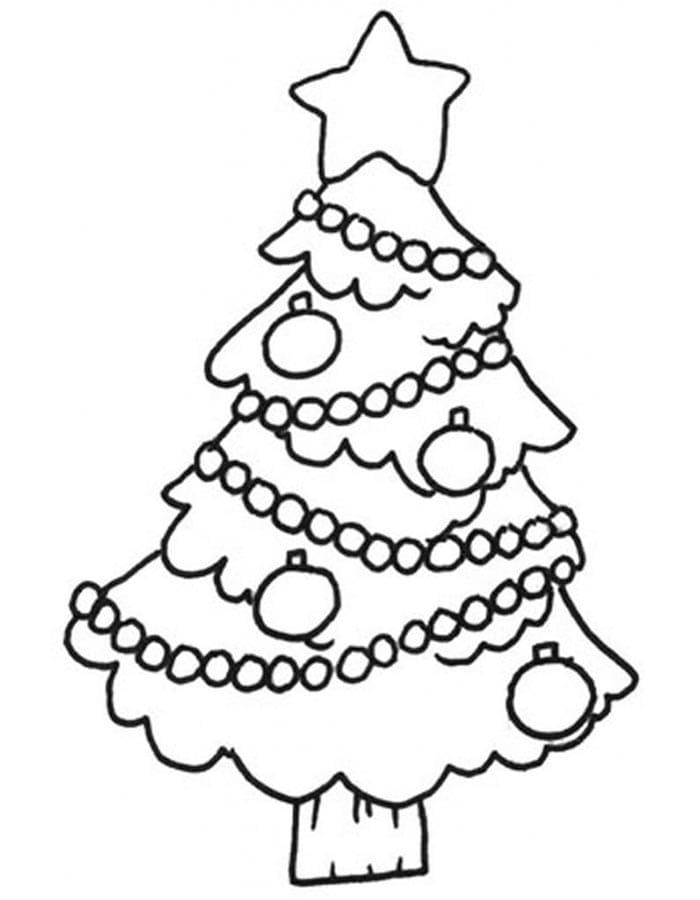 Gratis downloadbare kerstboom